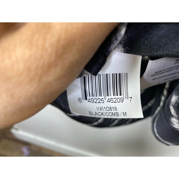 BCBGMaxazria Striped Top Empire Waist Blouse SZ M - Picture 7 of 10